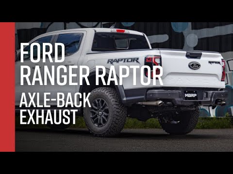 MBRP 24-25 Ford Ranger Raptor 3.0L T304 SS 3in Axle-Back Exhaust - Dual Rear Turn-Down