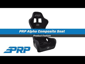 PRP Alpha Composite Seat- Black/Red