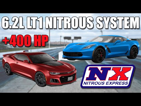 Nitrous Express 2014+ Chevrolet Corvette C7 Nitrous Plate Kit (50-300HP) w/15lb Bottle
