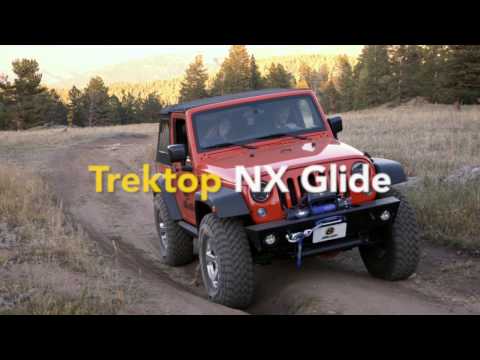 Bestop 07-18 Jeep Wrangler JK 2-Door Trektop Glide (Premium Black Twill)