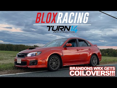 BLOX Racing 08-14 Subaru WRX Plus Series Fully Adjustable Coilovers