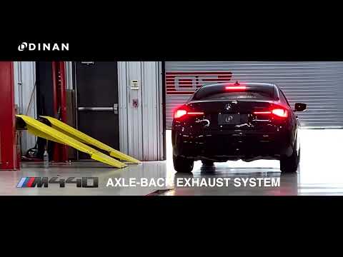 Dinan 20-24 BMW M340i/M440i (G20/G22/G23/G26) Free Flow Axleback Exhaust System - Polished Tips