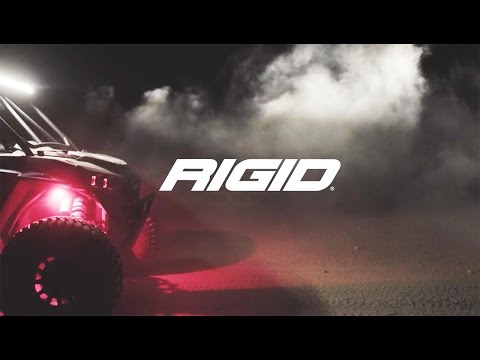 Rigid Industries SR-L Series Surface Mount LED Spreader Pair w/ Amber Halo - Universal