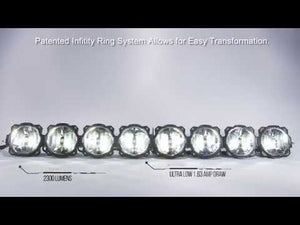 KC HiLiTES Universal 57in. Pro6 Gravity LED 9-Light 180w Combo Beam Light Bar (No Mount)