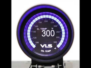 Revel VLS 52mm 100-300 Deg F Digital OLED Oil Temperature Gauge