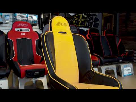 PRP Premier High Back Suspension Seat (Two Neck Slots) - All Grey