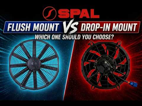 SPAL 300W 11in Drop-In Brushless Fan w/Jumper Harness