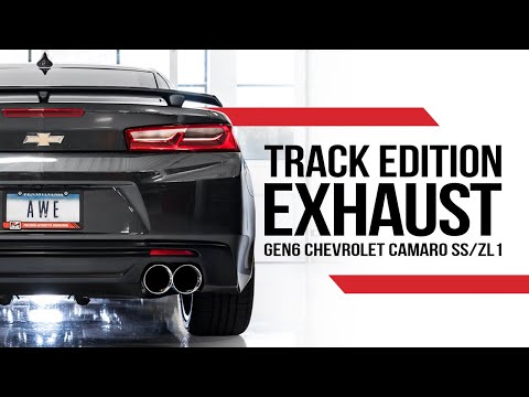AWE Tuning 16-19 Chevrolet Camaro SS Axle-Back Exhaust - Track Edition (Diamond Black Tips)
