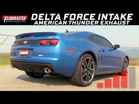 Flowmaster 10-15 Camaro 3.6L American Thunder SS Axle-Back Exhaust System