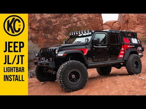 KC HiLiTES 2018+ Jeep JL/JT Overhead Mount Bracket Set (for 50in. Light Bars)