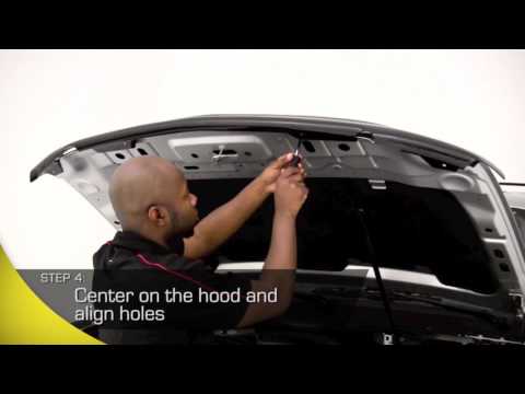 AVS 10-18 Toyota 4Runner High Profile Bugflector II Hood Shield - Smoke