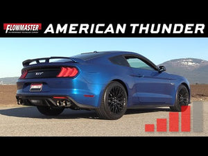 Flowmaster 18-23 Mustang 5.0L American Thunder Axle-Back Exhaust System (No Valves)