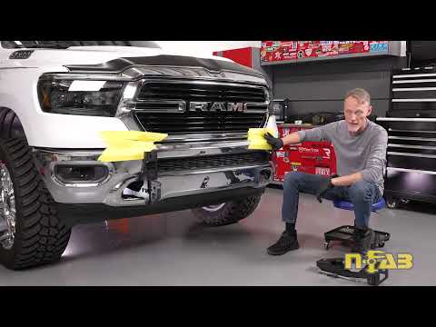 N-Fab HVM Bull Bar 19-23 Dodge Ram 1500 - Tex. Black