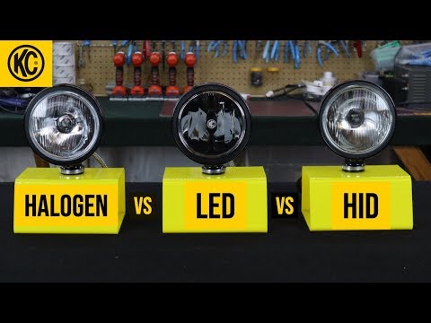 KC HiLiTES Daylighter 6in. Halogen Light 100w Spot Beam (Pair Pack System) - Black SS