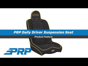 PRP Daily Driver High Back 2In. Extra Tall Suspension Seat