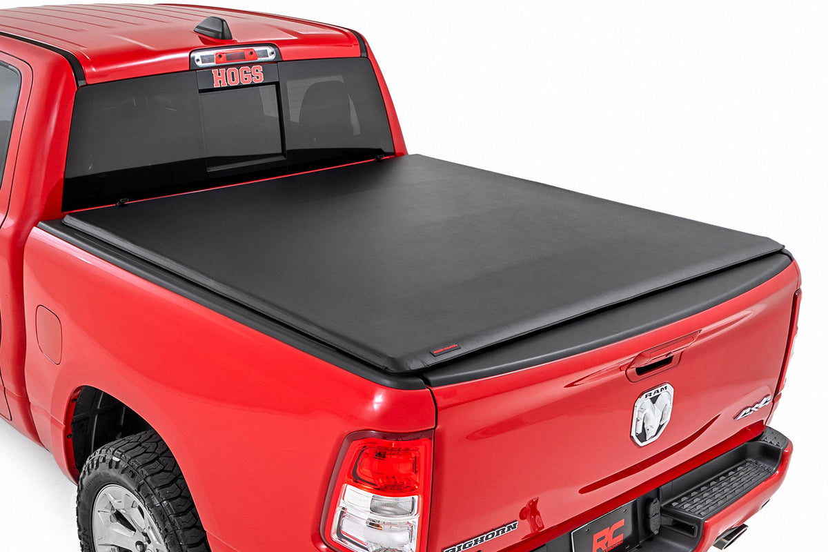 Rough Country Soft Roll Up Bed Cover | Ram 1500 (19-26)/1500 TRX (21-24)