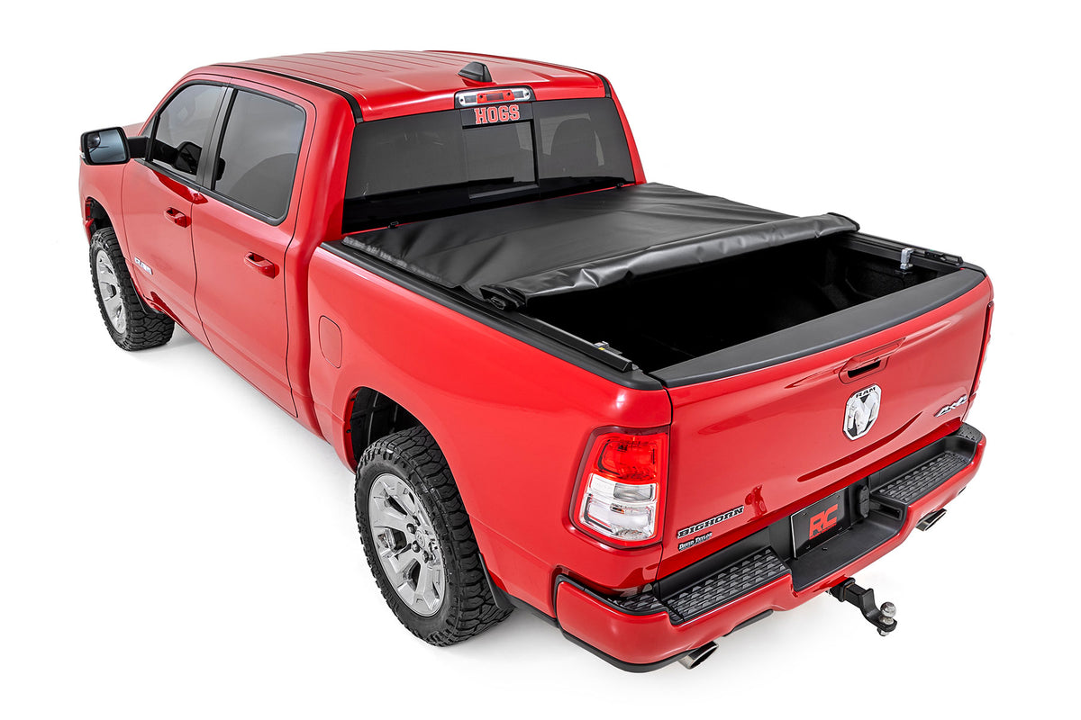 Rough Country Soft Roll Up Bed Cover | Ram 1500 (19-26)/1500 TRX (21-24)