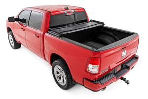 Rough Country Soft Tri-Fold Bed Cover | Ram 1500 (19-26)/1500 TRX (21-24)