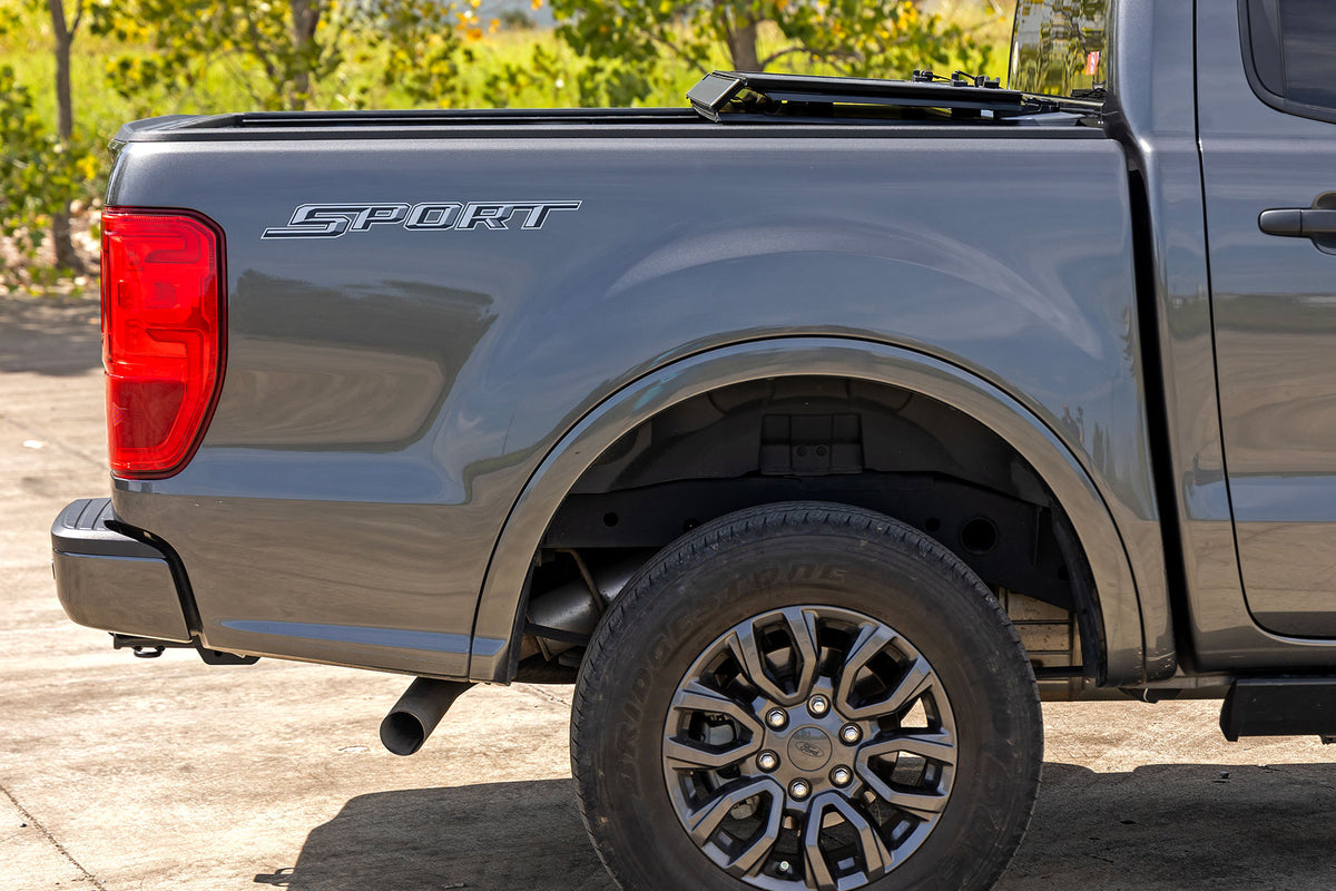Rough Country Hard Tri-Fold Flip Up Bed Cover | Ford Ranger 2WD/4WD (19-23)