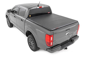 Rough Country Soft Tri-Fold Bed Cover | Ford Ranger 2WD/4WD (19-23)