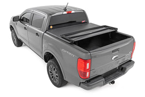 Rough Country Soft Tri-Fold Bed Cover | Ford Ranger 2WD/4WD (19-23)