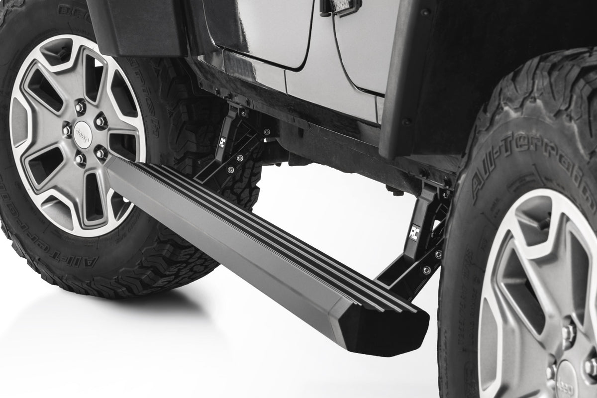 Rough Country Power Running Boards 4 Door | Jeep Wrangler Unlimited 2WD/4WD (2007-2018)
