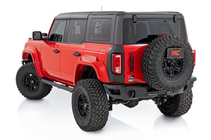 Rough Country Nerf Steps 3-Inch Tube | 4-Door | Ford Bronco 4WD (2021-2026)