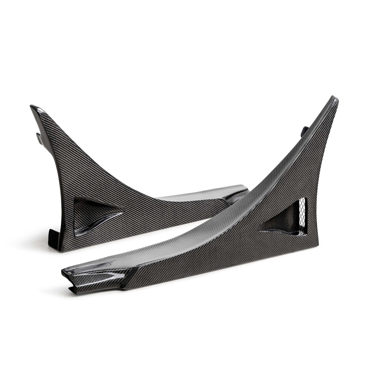 Seibon 23+ Honda Civic Type-R MB-Style Carbon Fiber Rear Side Skirt Extensions
