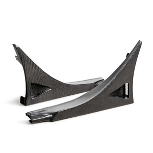 Seibon 23+ Honda Civic Type-R MB-Style Carbon Fiber Rear Side Skirt Extensions