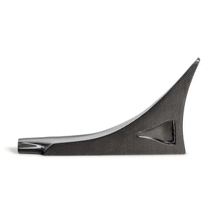 Seibon 23+ Honda Civic Type-R MB-Style Carbon Fiber Rear Side Skirt Extensions