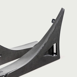 Seibon 23+ Honda Civic Type-R MB-Style Carbon Fiber Rear Side Skirt Extensions