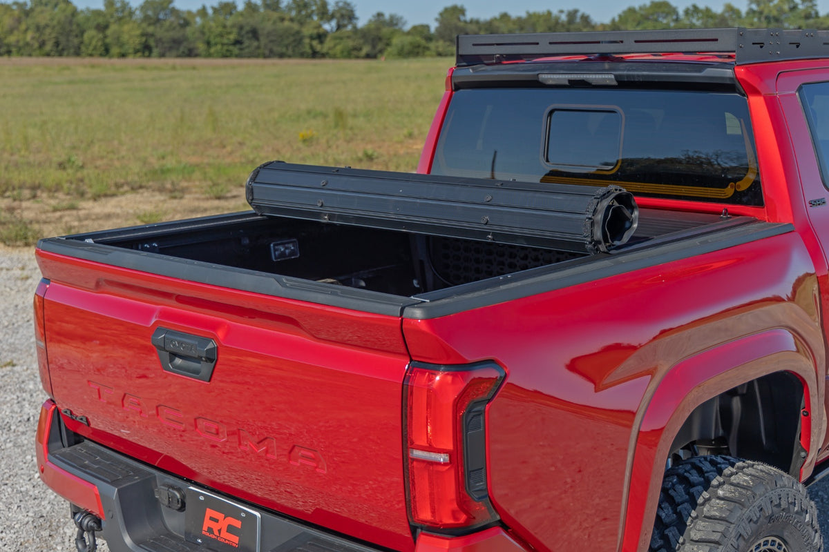 Rough Country Hard Roll Up Bed Cover | Toyota Tacoma 2WD/4WD (2024-2026)