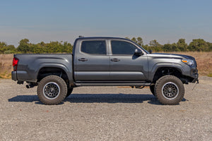 Rough Country HD2 Aluminum Running Boards Double Cab | Toyota Tacoma 2WD/4WD (2005-2023)