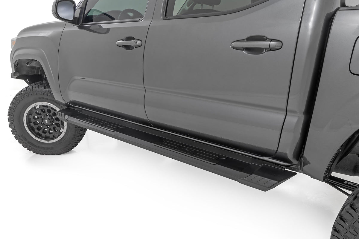 Rough Country HD2 Aluminum Running Boards Double Cab | Toyota Tacoma 2WD/4WD (2005-2023)