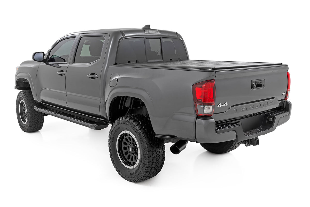 Rough Country HD2 Aluminum Running Boards Double Cab | Toyota Tacoma 2WD/4WD (2005-2023)