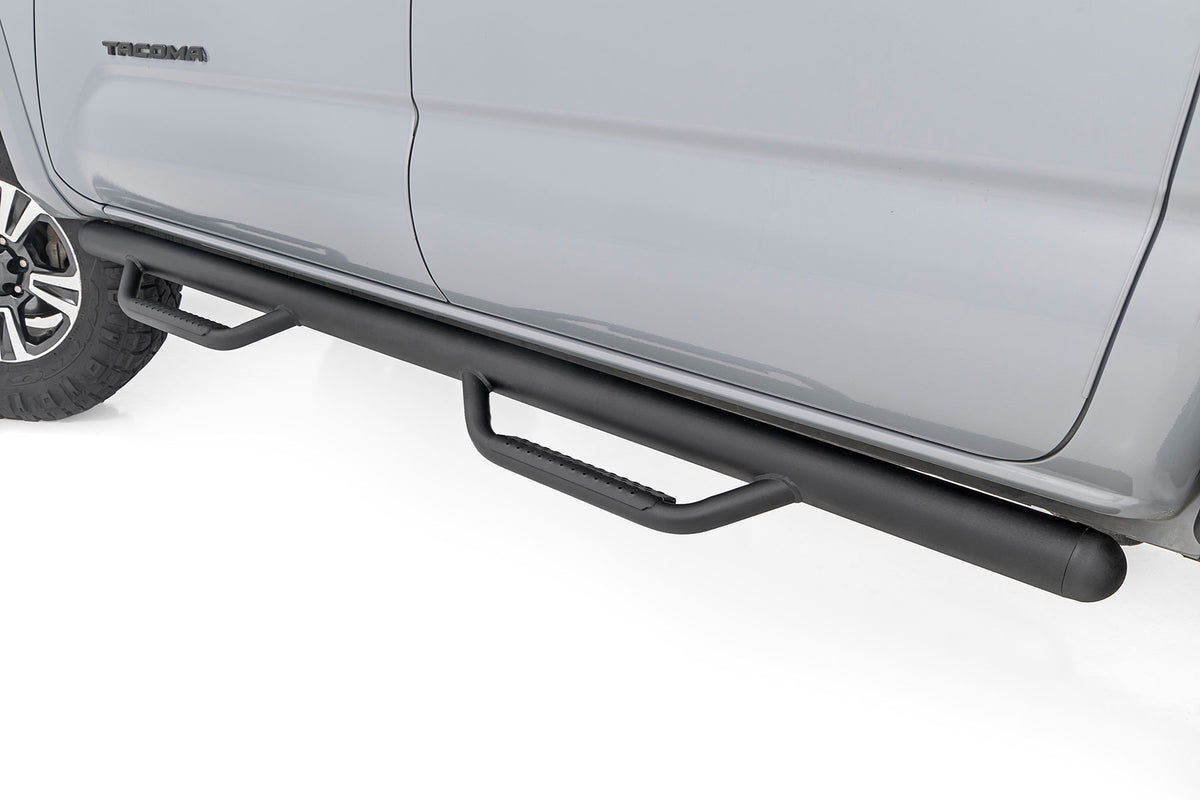Rough Country Nerf Steps Cab Length | Crew Cab | 5' Bed | Toyota Tacoma 2WD/4WD (05-23)