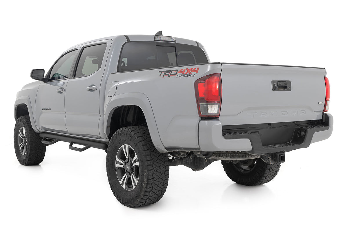 Rough Country Nerf Steps Cab Length | Crew Cab | 5' Bed | Toyota Tacoma 2WD/4WD (05-23)