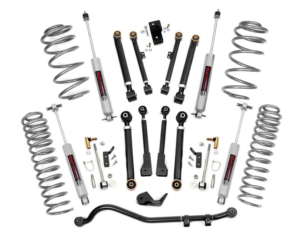 Rough Country 2.5 Inch Lift Kit | Jeep Wrangler TJ 4WD (1997-2006) - Kit 61120
