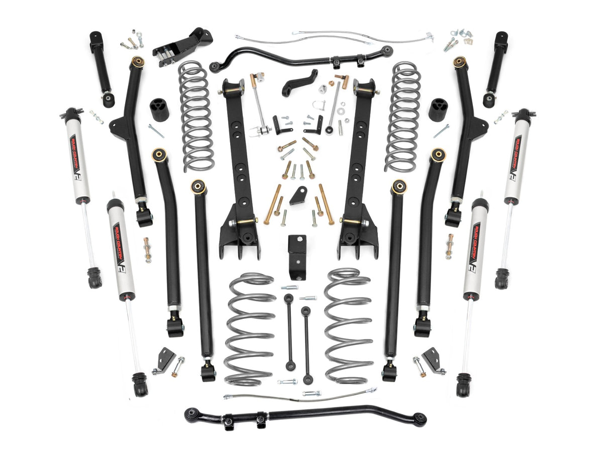 Rough Country 6 Inch Lift Kit Long Arm | Jeep Wrangler TJ 4WD (1997-2006)
