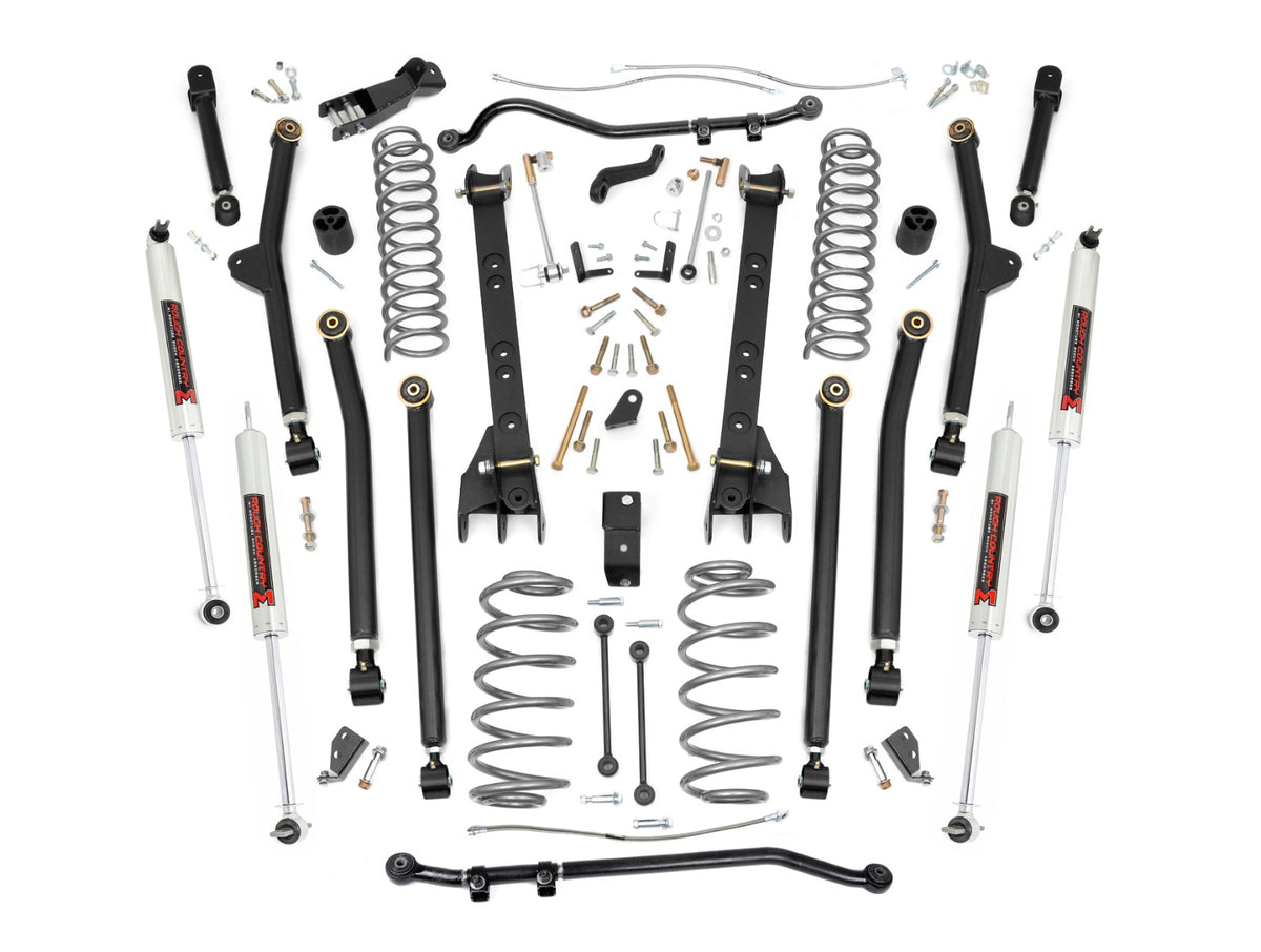 Rough Country 6 Inch Lift Kit Long Arm | Jeep Wrangler TJ 4WD (1997-2006)