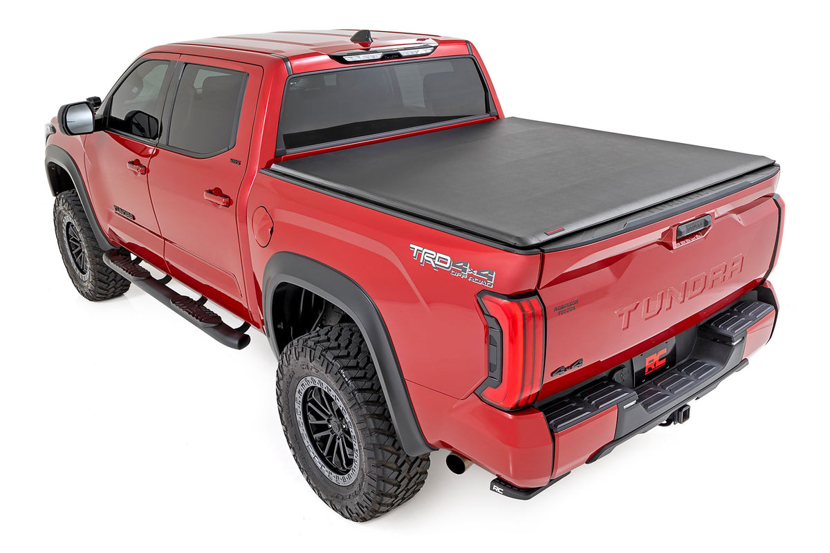 Rough Country Soft Roll Up Bed Cover | Toyota Tundra 2WD/4WD (2022-2026)