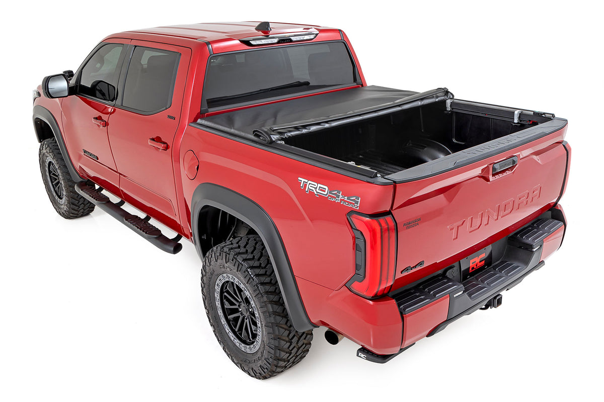 Rough Country Soft Roll Up Bed Cover | Toyota Tundra 2WD/4WD (2022-2026)
