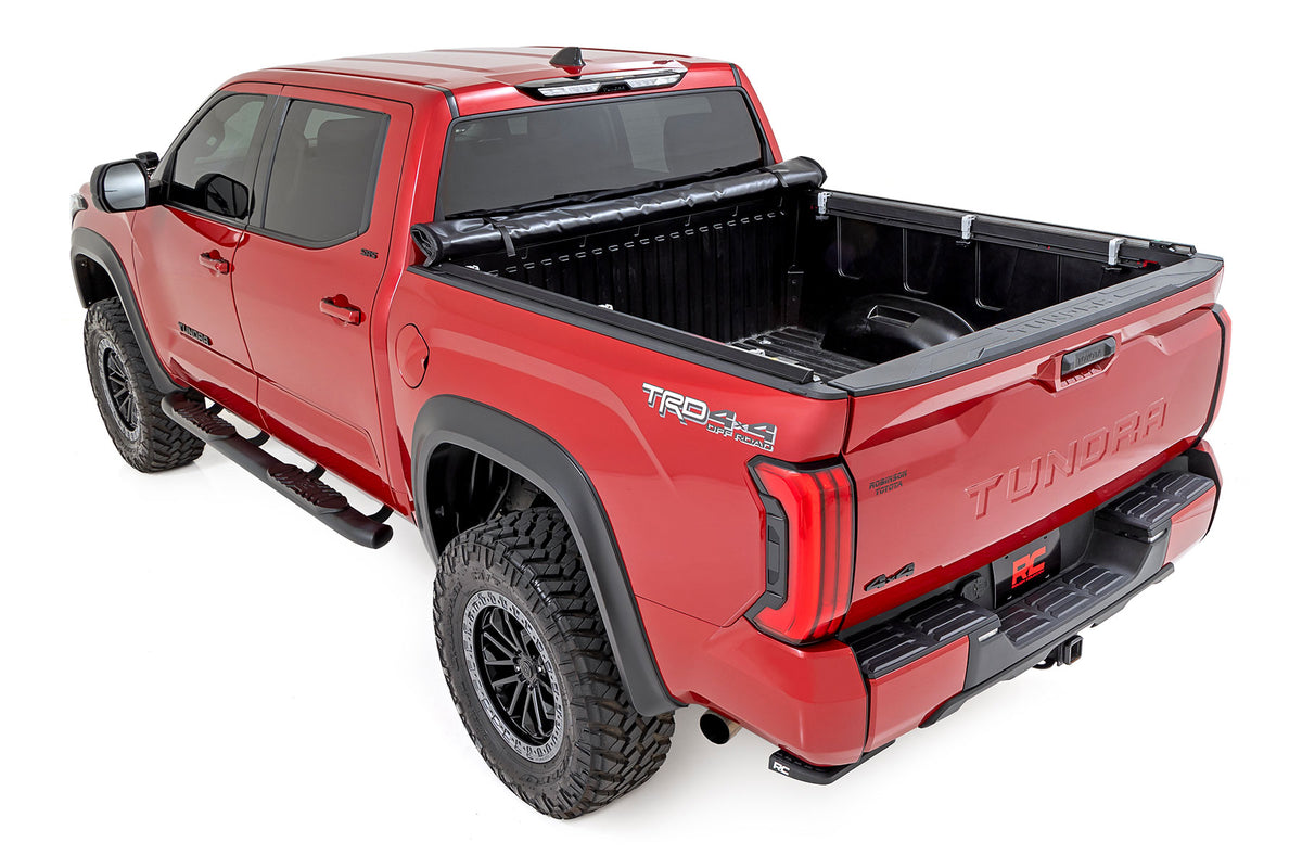 Rough Country Soft Roll Up Bed Cover | Toyota Tundra 2WD/4WD (2022-2026)