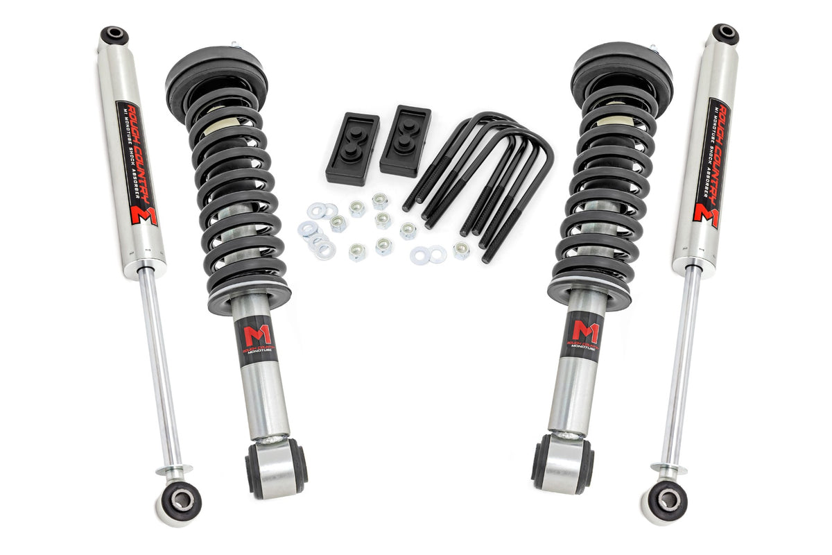 Rough Country 2 Inch Lift Kit Lifted Struts | Ford F-150 4WD (2009-2013)